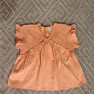 Hayden Girls Coral Textured Blouse